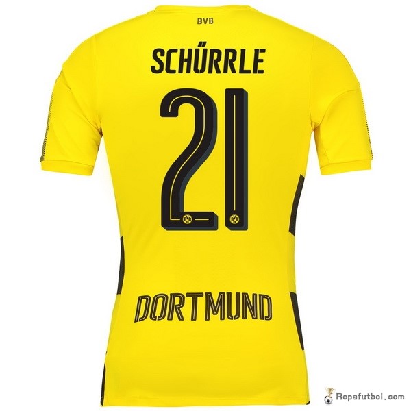 Camiseta Borussia Dortmund Replica Primera Ropa Schurrle 2017/18